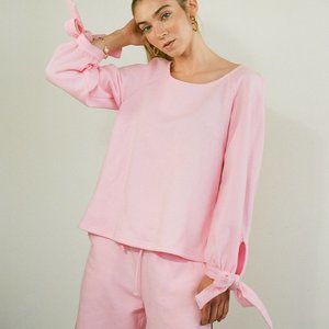 Eliza Faulkner Pink Sophie Sweater